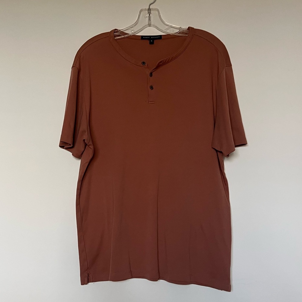 [robert barakett] jefferson short sleeve henley